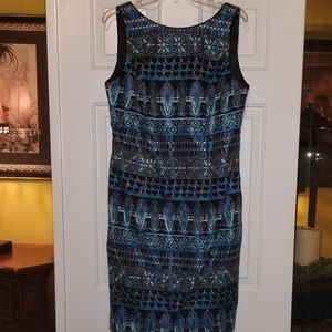 WHITE HOUSE BLACK MARKET Sheath Embroidered dress